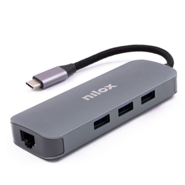 Nilox Docking Station Type C 3 usb 3 0